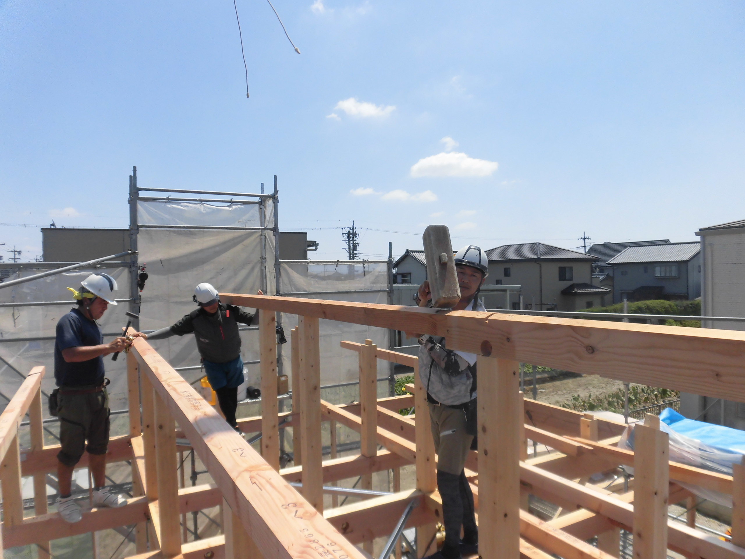 浜松市にてK様邸上棟しました アイキャッチ画像